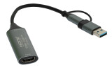 Grabber HDMI Etrix GR-24K (USB 3.0, USB-C, HDMI do 4K, USB 1080p)