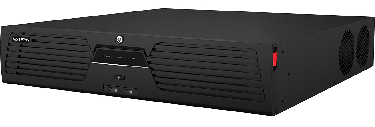 4k Project grade IP NVR: Hikvision DS-9664NI-M8 (64 ch, 400 Mbps, 8xSATA,  2xVGA, 2xHDMI, RAID,