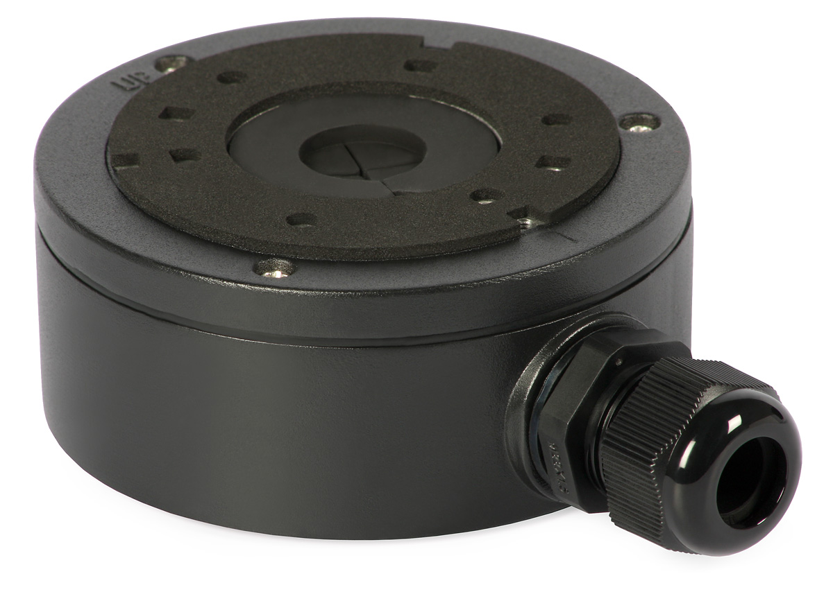 Junction Box DS-1280ZJ-XS (black, for Hikvision ceiling and