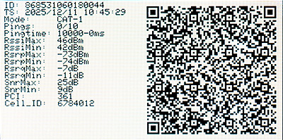 Miernik sieci IoT - NB-IoT, CAT-M, CAT-1, GSM