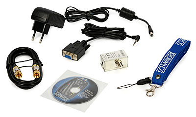 Wskaźnik sygnału Schwaiger SF9000 z identyfikacją satelitów + walizka i akcesoria